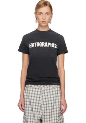 ERL Black 'Photographer' T-shirt