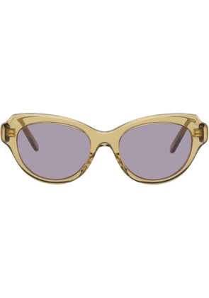 LOEWE Green Swan Slim Sunglasses