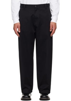 Carhartt Work In Progress Black Brady Trousers