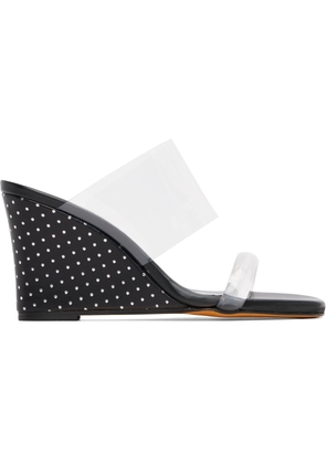 Maryam Nassir Zadeh Black Olympia Wedge Heeled Sandals