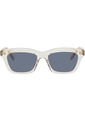 LOEWE Beige Sigma Slim Sunglasses