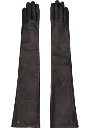 Handsome Stockholm Black Essentials Extra Long Gloves