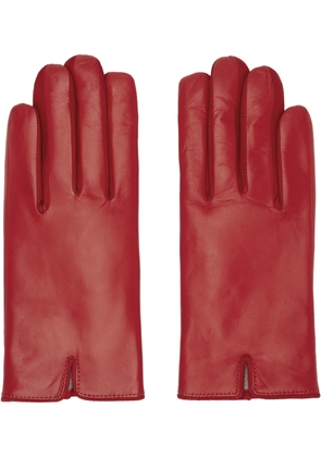 Handsome Stockholm SSENSE Exclusive Red Essentials Gloves