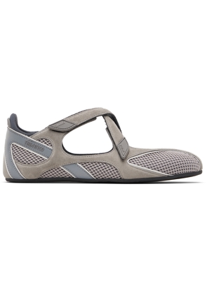 The Attico Taupe & Gray Floor 01 Ballerina Flats