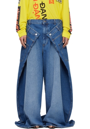 LU'U DAN Blue Maxi x Maxi x Maxi Jeans