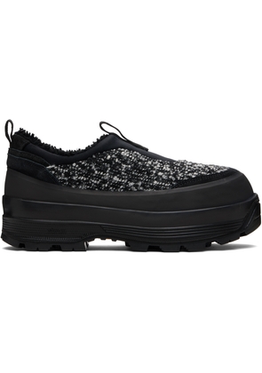Diemme Black & White Badia Basso Shearling Sneakers