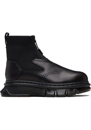 Dr. Martens Black Qubist Zip Boots