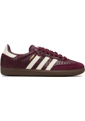 adidas Originals Burgundy Samba OG Sneakers