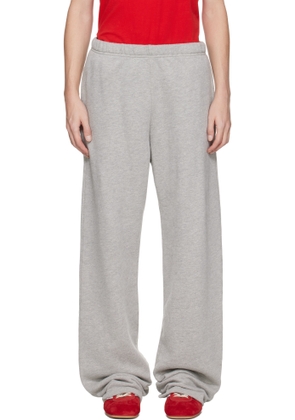 Les Tien Gray Heavyweight Puddle Sweatpants