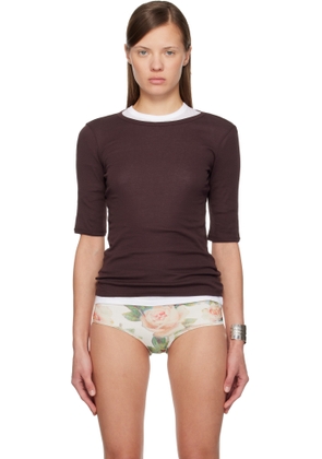 FLORE FLORE Brown Anna T-shirt