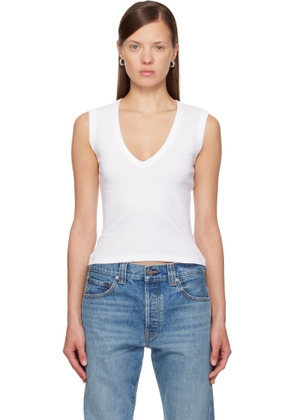 FLORE FLORE White Dewi Tank Top