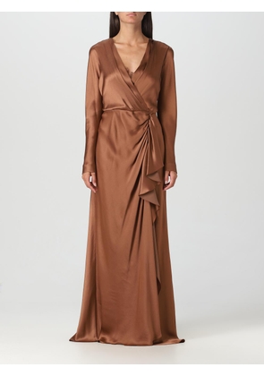 Dress ALBERTA FERRETTI Woman color Brown