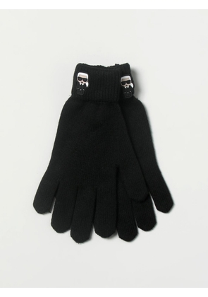 Gloves KARL LAGERFELD Woman color Black