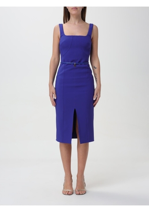 Dress ELISABETTA FRANCHI Woman color Indigo