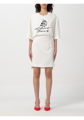 Dress MOSCHINO JEANS Woman color White