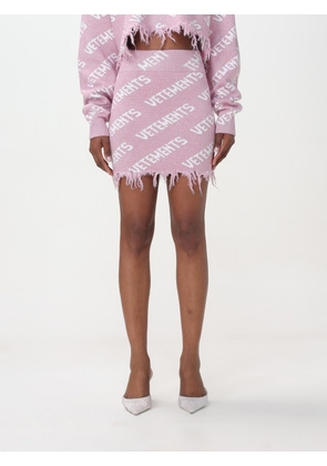 Skirt VETEMENTS Woman color Pink