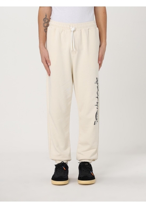 Pants DISCLAIMER Men color Yellow Cream