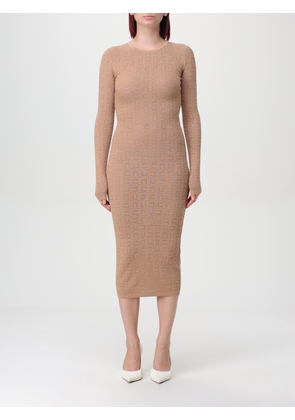 Dress ELISABETTA FRANCHI Woman color Camel