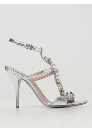 Heeled Sandal MOSCHINO COUTURE Woman color Silver