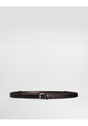 Dolce & Gabbana Calfskin Belt - Man Belts Brown 95