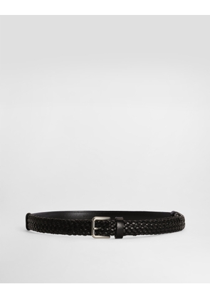 Dolce & Gabbana Calfskin Belt - Man Belts Black 95