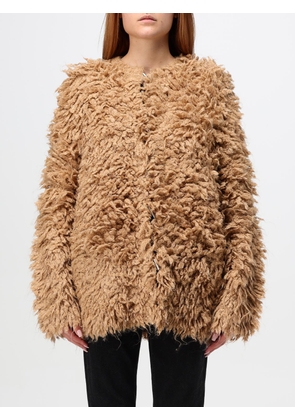 Coat PINKO Woman color Beige