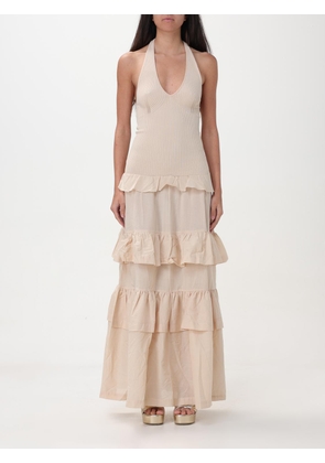 Dress TWINSET Woman color Beige