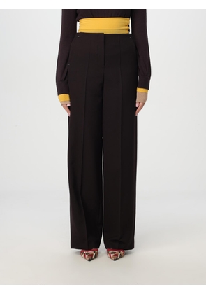 Pants FENDI Woman color Wine