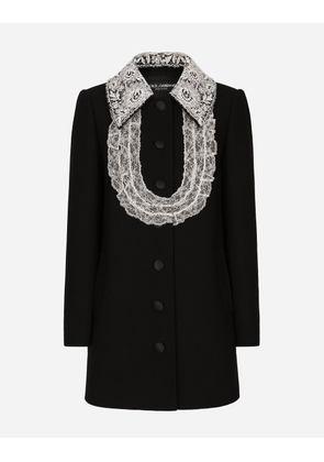 Dolce & Gabbana Cappotto - Woman Coats And Jackets Black Wool 46
