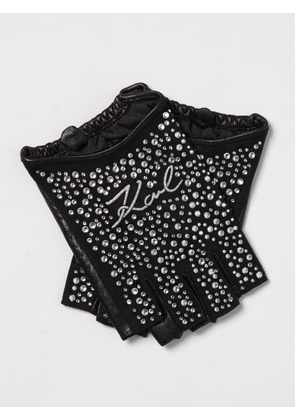 Gloves KARL LAGERFELD Woman color Black