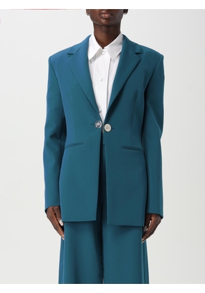 Jacket MOSCHINO JEANS Woman color Teal