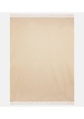 Max Mara Fringed cashmere blanket