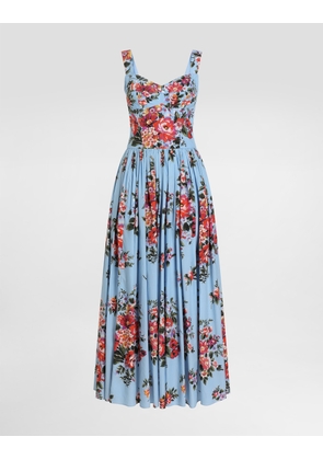 Dolce & Gabbana Flower Bouquet-print Dress - Woman Collection Multicolor 46