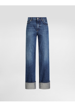Dolce & Gabbana 5-pocket Denim Trousers - Woman Denim And Jeans Multi-colored 44