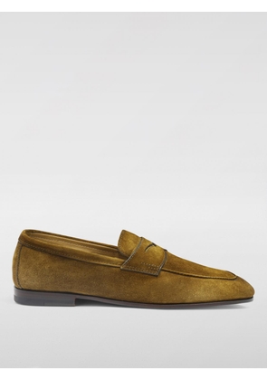Loafers SANTONI Men color Green