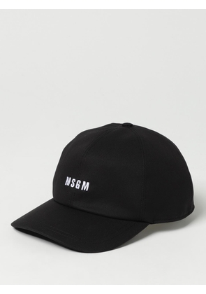Hat MSGM Men color Black