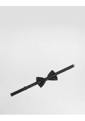 Dolce & Gabbana Satin Bow Tie - Man Ties And Pocket Squares Black Onesize