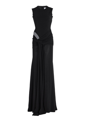 Alex Perry Cut-out Draped Jersey Gown - Moda Operandi