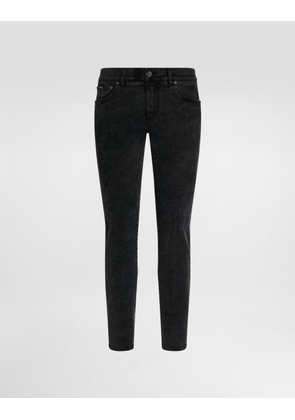 Dolce & Gabbana Skinny Stretch Cotton Jeans With Tag - Man Denim Multi-colored 50