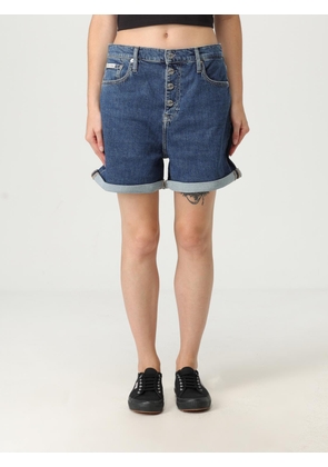Shorts CALVIN KLEIN JEANS Woman color Denim
