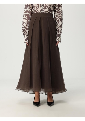 Skirt BRUNELLO CUCINELLI Woman color Brown
