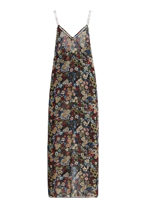 Khaite Taja Floral Silk-Chiffon Maxi Dress - Moda Operandi