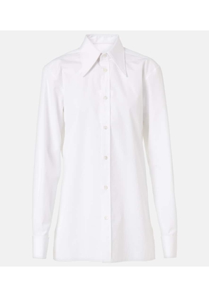 Maison Margiela Oversized cotton poplin shirt