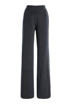 Aya Muse Rye Knit Wool-Silk Pants - Moda Operandi
