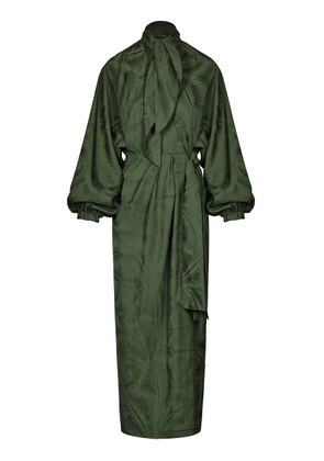 Johanna Ortiz Jacquard Sin Fin Wrap Dress - Moda Operandi