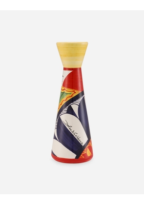 Dolce & Gabbana Ceramic Candle Holder Medium -  Multicolor Onesize