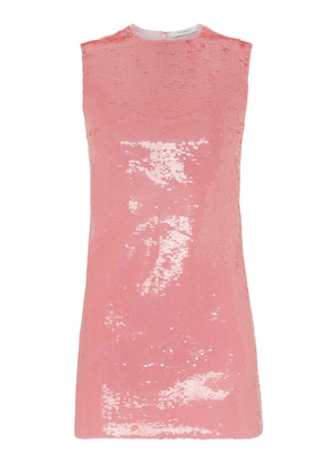 JW Anderson Mini Cotton-Blend Shift Dress - Moda Operandi