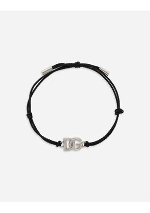 Dolce & Gabbana Cord Bracelet With Dg Logo - Man Bijoux Multi-colored Metal Onesize