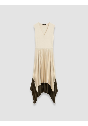 Knit Weave Plissé Animation Dura Dress - Regular / 38