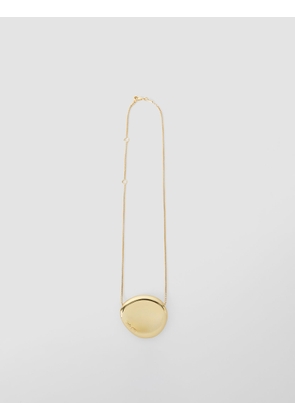 Bean Pendant Necklace - One Size